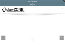 Tablet Screenshot of glowzone.com